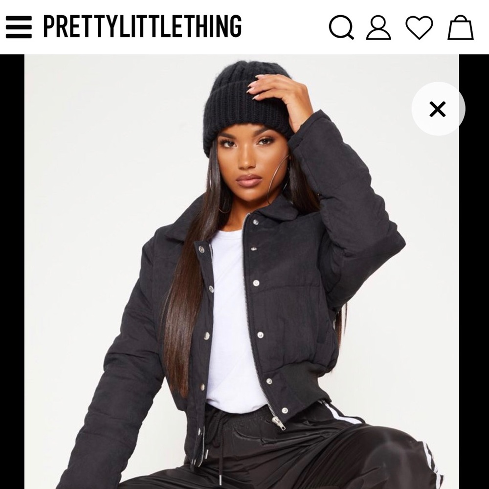 Black puffy jacket